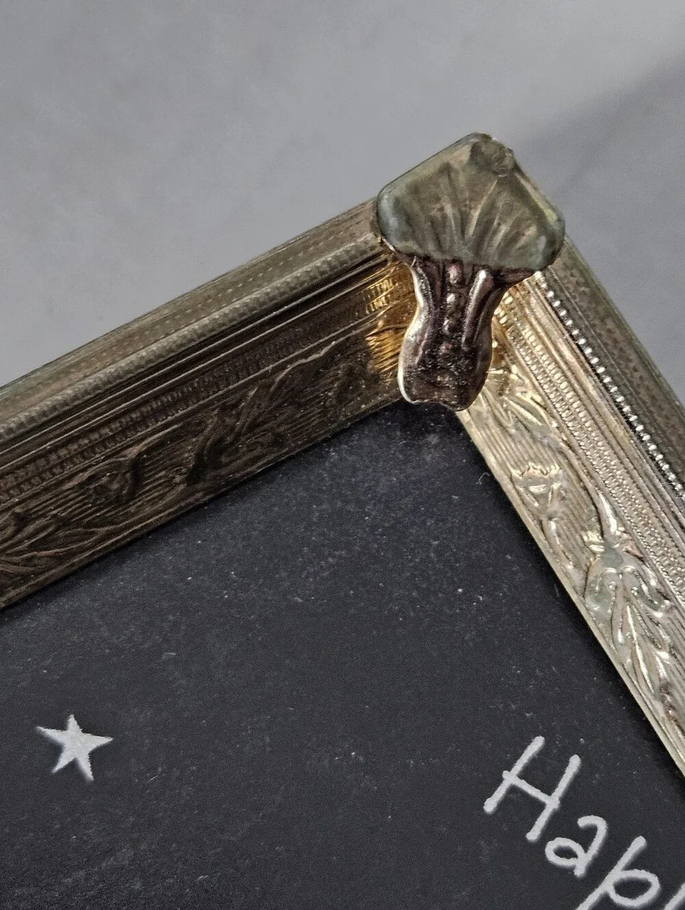 Vintage Brass Picture Frame 7